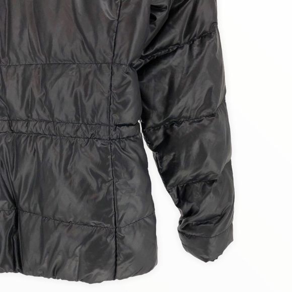 Ralph Lauren Active Black Puffer Jacket Zip Front Long Sleeve Aztec size XS - Picture 9 of 16